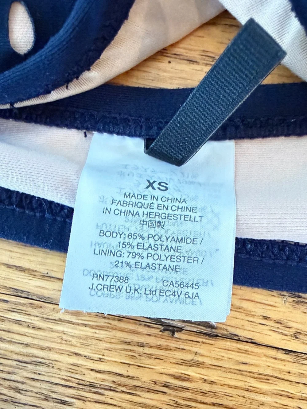 J. Crew Strapless Bikini Bandeau and Bikini Bottom Set (Size XS)